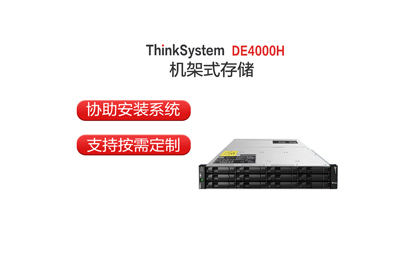 聯(lián)想 DE4000H 存儲大盤主機/雙控/4*16GB FC/10*4T